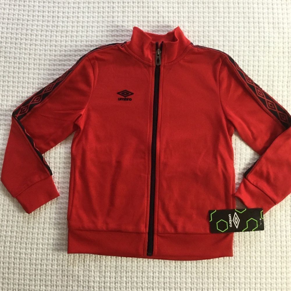 UMBRO Zip Up Red Jacket Medium